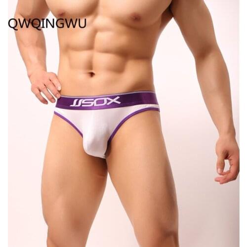 Mens Comfortable Brief Mens Modal High Quality Cool Sleepwear Mens Solid Sexy Jockstrap Panties 6 colors Underwear