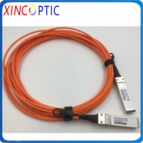 2Pcs 10Gbase SFP+ AOC 15M OM2 AOC Cable,15Meters (49ft) H3C SFP-XG-D-AOC-15M Compatible 10Gbps SFP+ Active Optical Cable