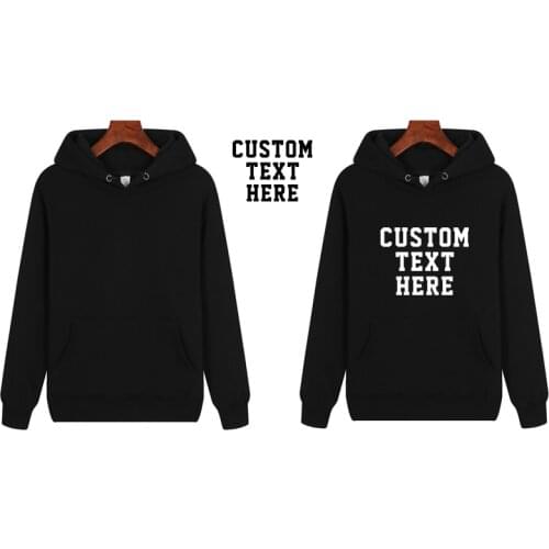 2020 Customized logo Print Hoodies Cotton Fleece Hoodies Mens Hoodie Lover Cotton Hoodie Men/women Casual Hoodie Pullovers Tops