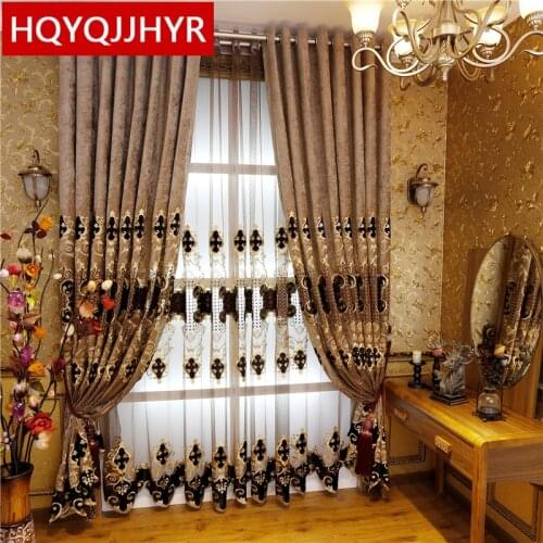 2020 Hot Models European-Style Luxury Villa Curtains For Living Room Elegant Tulle Luxurious Drapes For Bedroom Window Curtain
