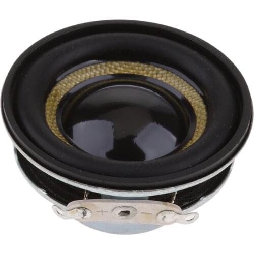 40mm Stereo Audio Speaker Bluetooth Woofer Loudspeaker Trumpet Black plastic