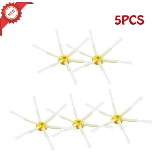5PCS 6-armed side brush for iRobot Roomba 500 600 700 Series 530 550 560 610 620 630 650 625 760 770 780 Vacuum Cleaners Parts
