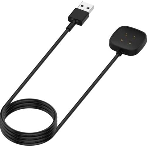 Charger Adapter For Fitbit Versa 3 Smart Watch Charger Cable USB Charging Data Cradle For Fitbit Sense/Versa 3 Smartwatch