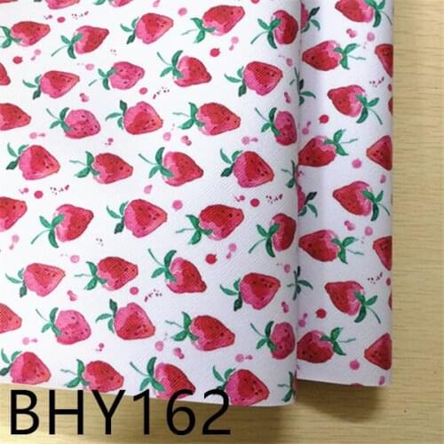 Free shipping 7.6*12inch cartoon print synthetic leather fabric for DIY accessories BHY162