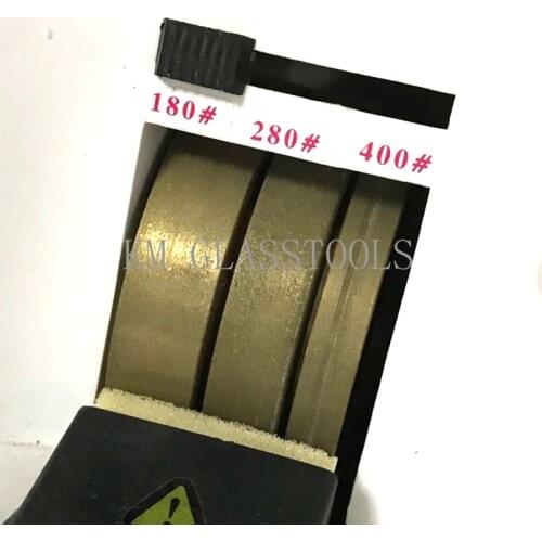 Free Shipping! Trimming chamfered diamond wheel for grinding lenses (3 grinding wheels)