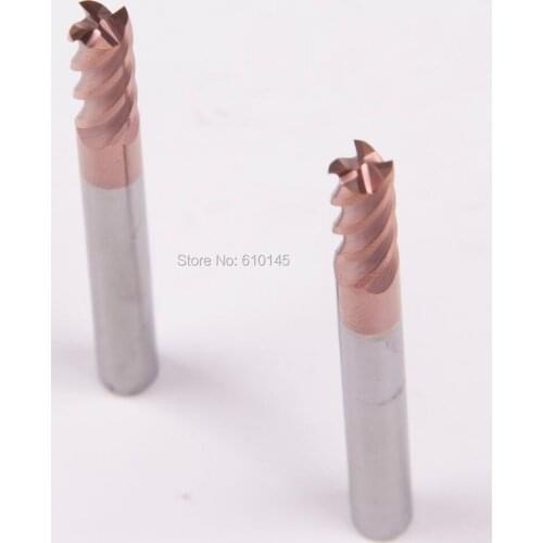 HRC60 5*5D*50L*4F ESS-Super Micro Grain Solid Crabibe Square End Mills For Stainless Steel locksmith tool