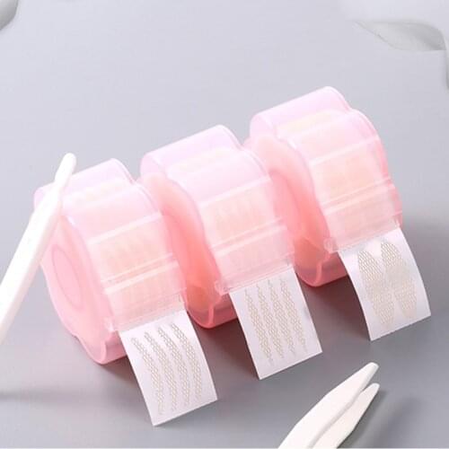 Eyelid Tape Sticker Invisible Double Fold Eyelid Paste Clear Beige Stripe Self-adhesive Natural Eye Tape Makeup Tools