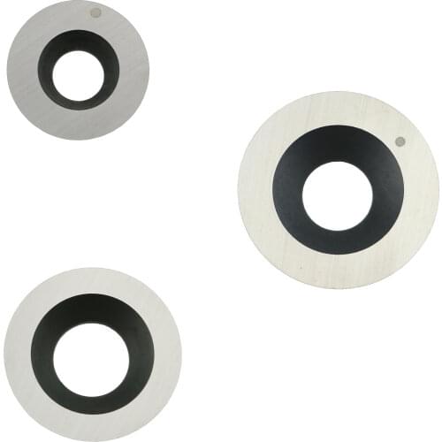 3pcs Round Tungsten Carbide Insert（12/15/16mm）Cutters for Mini/Mid Finishers and Full/Pro Hollowers Wood Turning Tool