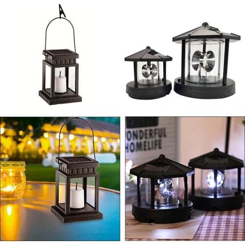 Solar Powered Lamp Retro Lantern Candle Twinkle Light Waterproof Outdoor Garden Hanging Decoration Lantern Solar Lights
