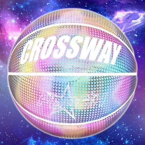 Hot Men Women Ball 7# Street Basketball Nightlight Reflector Training Compete Basket Ball PU Leather Outoodr Baloncesto Basquete