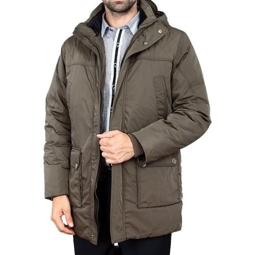 Size Plus Mens Down Jacket 2020 Mens White Duck Down Coat Stand Collar Hooded Men Jackets Black Warm Down Coats WXF144 s s