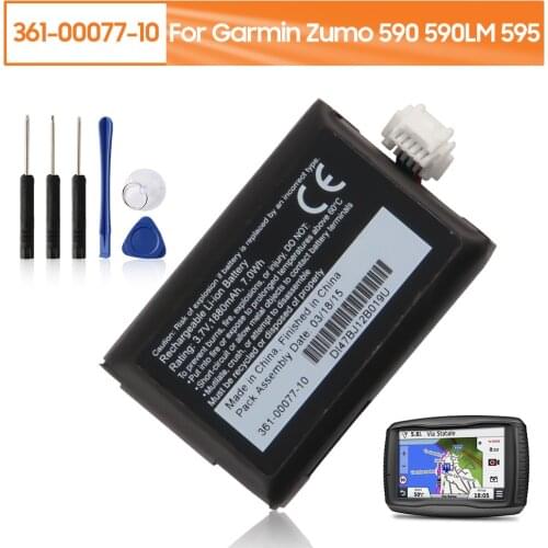 Original Replacement Battery 361-00077-10 For Garmin Zumo 590 590LM 595 010-12110-003 361-00077-10 616-00077-00 616-00077-10