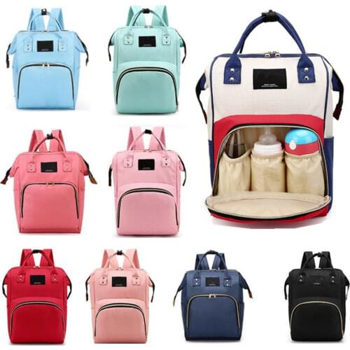 FIRECLUB Nappy Backpack Mummy Large Capacity Bag Multi-function Waterproof Outdoor Travel Diaper Bags For Baby Care 25x16x40cm