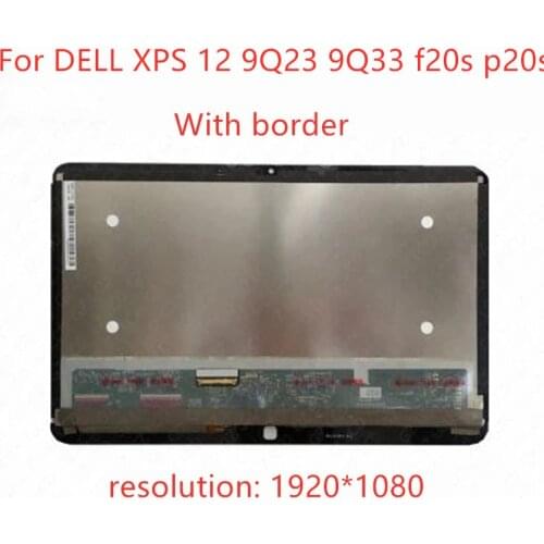 12.5" LP125WF1 SP A2 A3 A1 SP E3 Touch LCD screen replacement For Dell XPS 12 9Q33 LED assembly 1920*1080 FHD Fully Tested