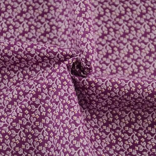 Booksew Grape Purple Cloth 100% Cotton Tecido Decoration Sewing Tela Textile Fabric Patchwork Plain Scrapbooking Quliting Tissu