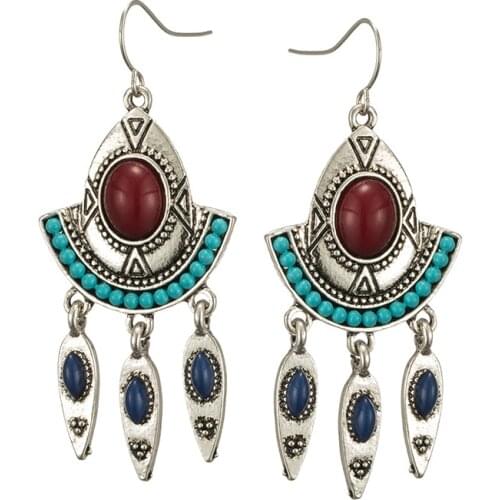Vintage bohemian ethnic earring woman 2017 Jewelry bridal earrings for women Ladies earrings bohemia costume jewelery earring
