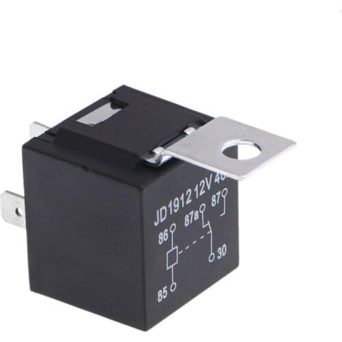 High Quality Waterproof Car Relay DC 12V 40A 4Pin Automotive Fuse Relay Normally Open dropshipping