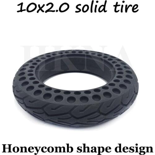 10x2.0 Explosion-Proof Solid Tire 10 inch Universal Wear-resisting Non-inflatable Honeycomb Solid Tyres Electric Scooter Wheel
