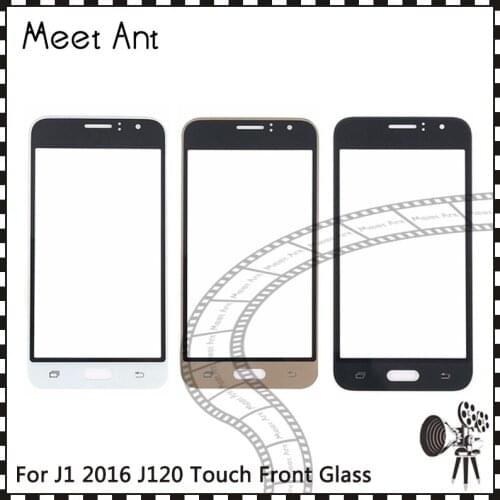 10Pcs/lot High Quality 4.5" For Samsung Galaxy J1 2016 J120F J120M J120H J120 Front Outer Glass Lens Touch Screen Panel