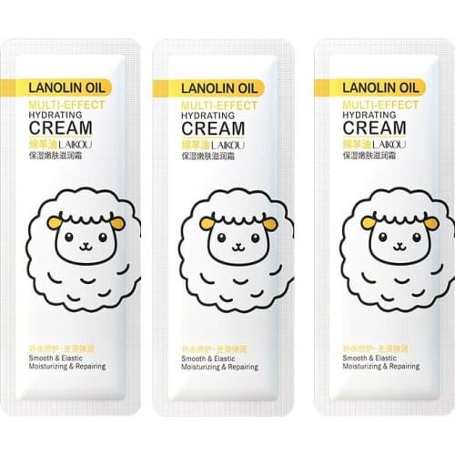 3Pcs Travel outfit Sheep Oil Face Cream Moisturizing Cream Anti Aging Anti Wrinkle Whitening Day Serum For Face Skin Care Serum