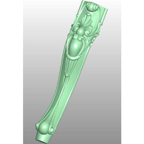3D model STL format file for cnc router engraving furniture sofa cabinet chair leg pattern Artcam 848