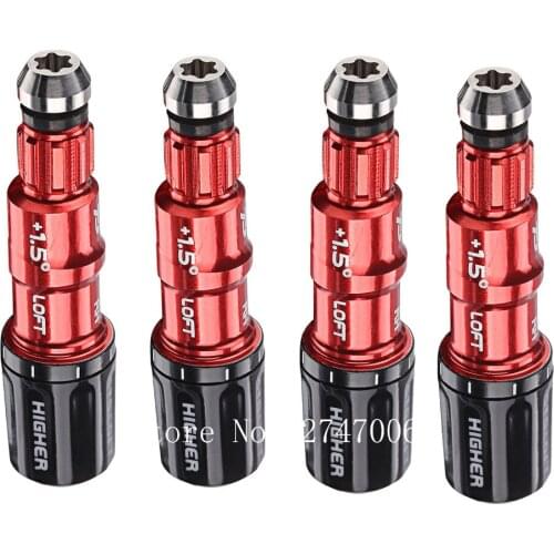 50pcs .335 and .350 1.5 loft shaft sleeves adapter for R11S Driver Red golf adapter sleeve RH