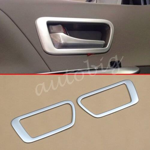 Interior Door Handle Cover FOR Toyota Sienna (XL30) 2015-2019 Matte Chrome Trim Accessories (Pack Of 2)