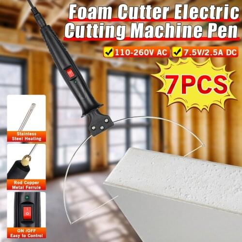 Electric Styrofoam Cutter 18W Cutting Machine Pen Tool Set Alloy Portable Foam Cutting Knife Tool Hot Heating Wire 110-260V