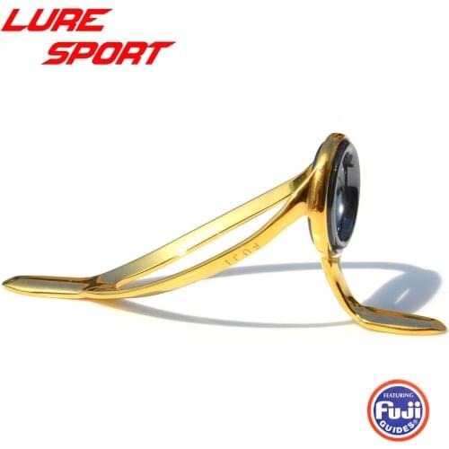 FUJI IGLCSG Guide 2pcs Gold Frame SIC Ring Rod Building Component Fishing Pole Repair DIY Accessory