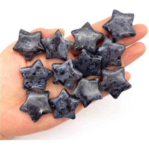 Beautiful 1PC Natural larvikite Labradorite Star Shaped Gemstone Crystal Meditation Healing Chakra Natural Quartz Crystals