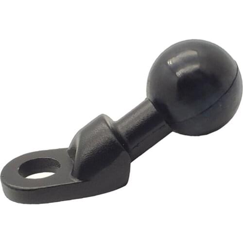 Motorcycle Angled Base W/ 10mm Hole 1 Inch Ball Head Adapter for RAM Mounts for Gopro Camera Smartphone for Garmin GPS