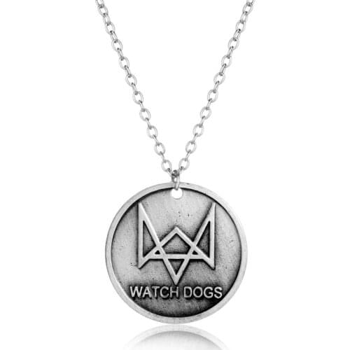 MQCHUN Fashion Jewelry Accessories Game Watch Dogs 2 Dedsec Pendant Link Chain Necklace for Women Men Gift-30