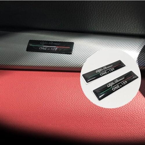 Car interior stickers 109th anniversary limited decoration stickers For Alfa Romeo giulia stelvio modification Accessories