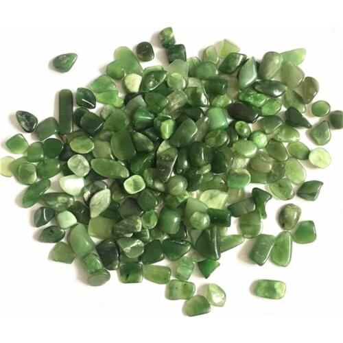 Natural Green jade Tumbled Crystal Stones Polished Reiki Healing Decor Natural Stones and Minerals
