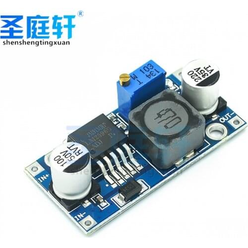 1pcs, DC-DC Converter Module Buck, LM2596 Step Down, Power Supply, 1.25V-30V Output