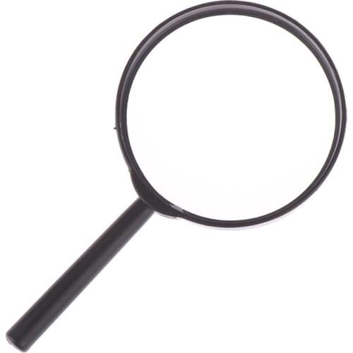 90mm 5X Handheld Magnifier Reading Map Newspaper Magnifying Glass Jewelry Loupe