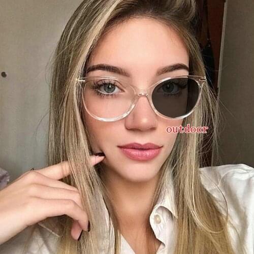 Cat Sunglasses Transition Photochromic Reading Glasses for women Hyperopia Presbyopia with diopters Presbyopia Glasses NX