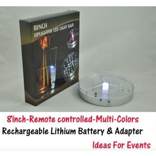 2016 Rushed Special Offer Wedding Souvenir free Shipping 5unit/lot 8inch Rechargeable wedding centerpieces for tables decoration