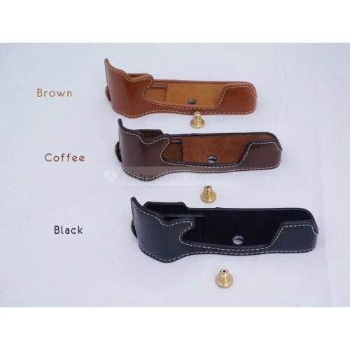 Camera Video Bag Half Body Grip for Olympus OM-D E-M5 II (E-M5 Mark II) PU Case