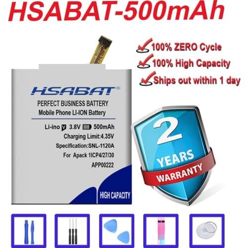 Top Brand 100% New 500mAh APP00222 Battery for Apack 1ICP4/27/30 in stock