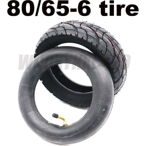 High Quality TUOVT 80 / 65-6 Inner and Outer Tire 10 Inch Thickening Tire 10x3.0 Upgrade Pneumatic Tire Replacement Accessories