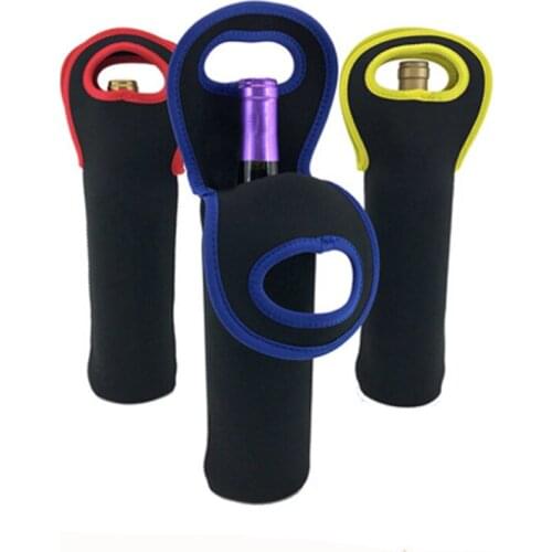 200pcs Neoprene 750ml Red Wine Freezer Bag Champagne Cooler Beer Cooling Gel Ice Carrier Holder Portable Liquor Ice-cold Tools
