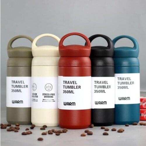 350ML Thermos Coffee Mug Stainless Steel 304 Tea Thermomug with Filter Travel Car Vacuum Flasks Coffee Thermo Mug for Car Gift