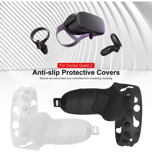 VR Accessories Protective Cover For Oculus Quest 2 VR Touch Controller Case With Knuckle Strap Handle Grip For Oculus Quest 2