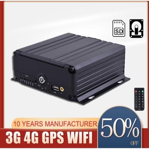 Car DVR Kit 4 Channel 4g 3g MDVR Car Driving Recorder CCTV