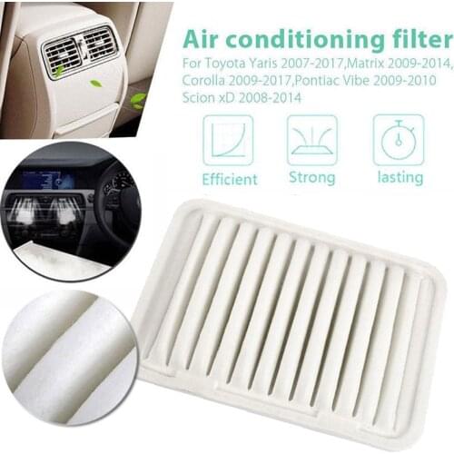 Car Pollen Cabin Air Filter Non-woven For Toyota Corolla/Matrix/Yaris/Scion 17801-21050 17801-0D060 17801-0T030 Air Filter