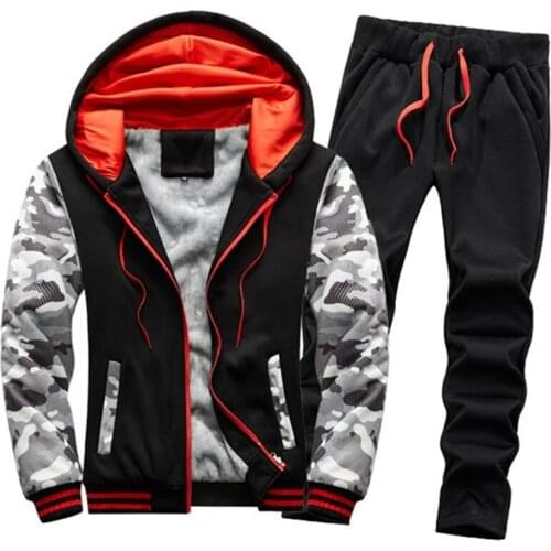 BIAN CHENG JIA YI Mens Camouflage Hoodies
