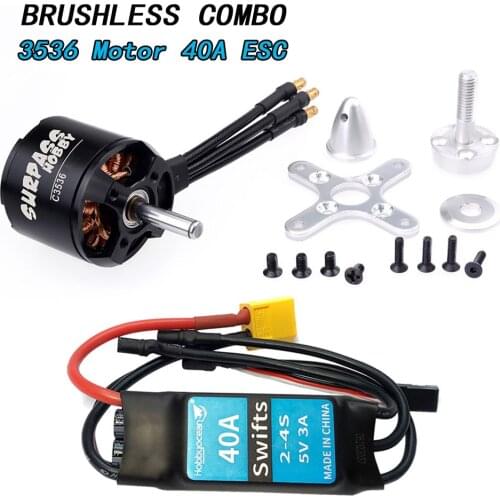 C3536 2814(3536) 910KV 1050KV 1300KV 1500KV 14 Poles Brushless Motor for RC 1000g-1500g Airplane Fixed-wing Glider Warbirds