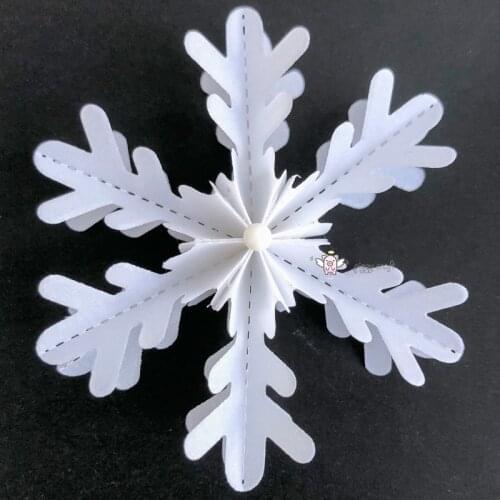 3D Folding star snowflake Metal Cutting Dies Stencils DIY Scrapbooking Paper/photo Cards Embossing Dies