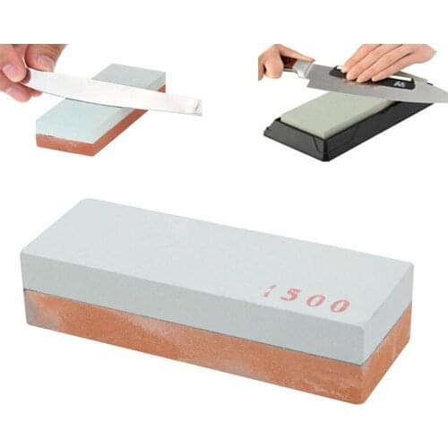 400# 1500# double side sharpening pedra Whetstone sharpener polish kitchen tool stone knife amolar honing Grindstone